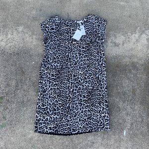 Joie Leopard Silk Dress, Size M NWT